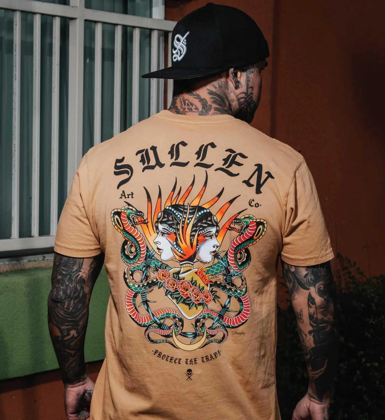 Sullen Men's Pennyboy Traditions Capsule Tattoo Artist Series Lifestyle Graphic Premium Short Sleeve Tee