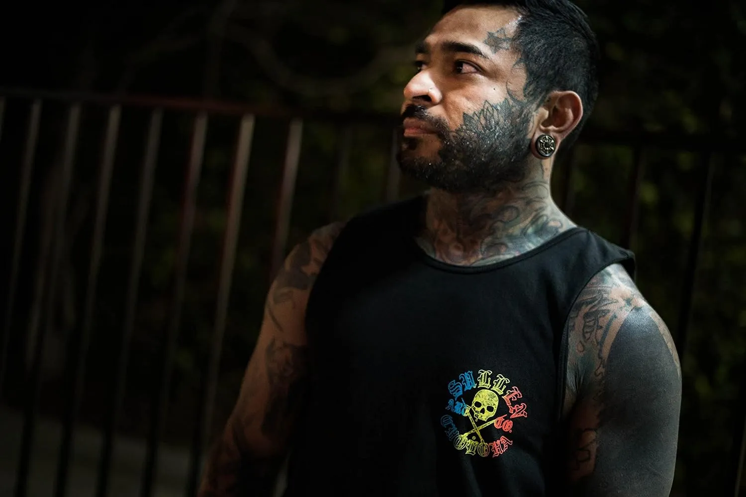 Sullen Men's Shaved Ice Tattoo Lifestyle Graphic Art Choloha Premium Sleeveless Tank Top