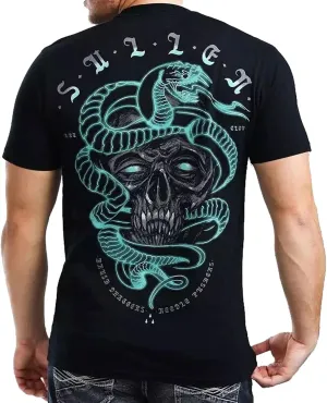 Sullen Men's Sulleween Series Neon Snake Premium Short Sleeve T Shirt