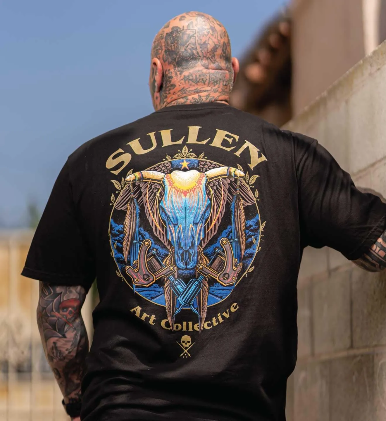 Sullen Men's War Paint Tattoo Lifestyle Graphic Wild West Capsule Premium Short Sleeve Tee