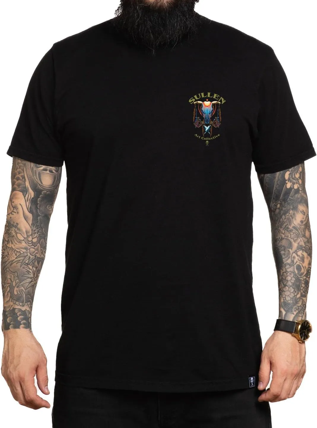 Sullen Men's War Paint Tattoo Lifestyle Graphic Wild West Capsule Premium Short Sleeve Tee