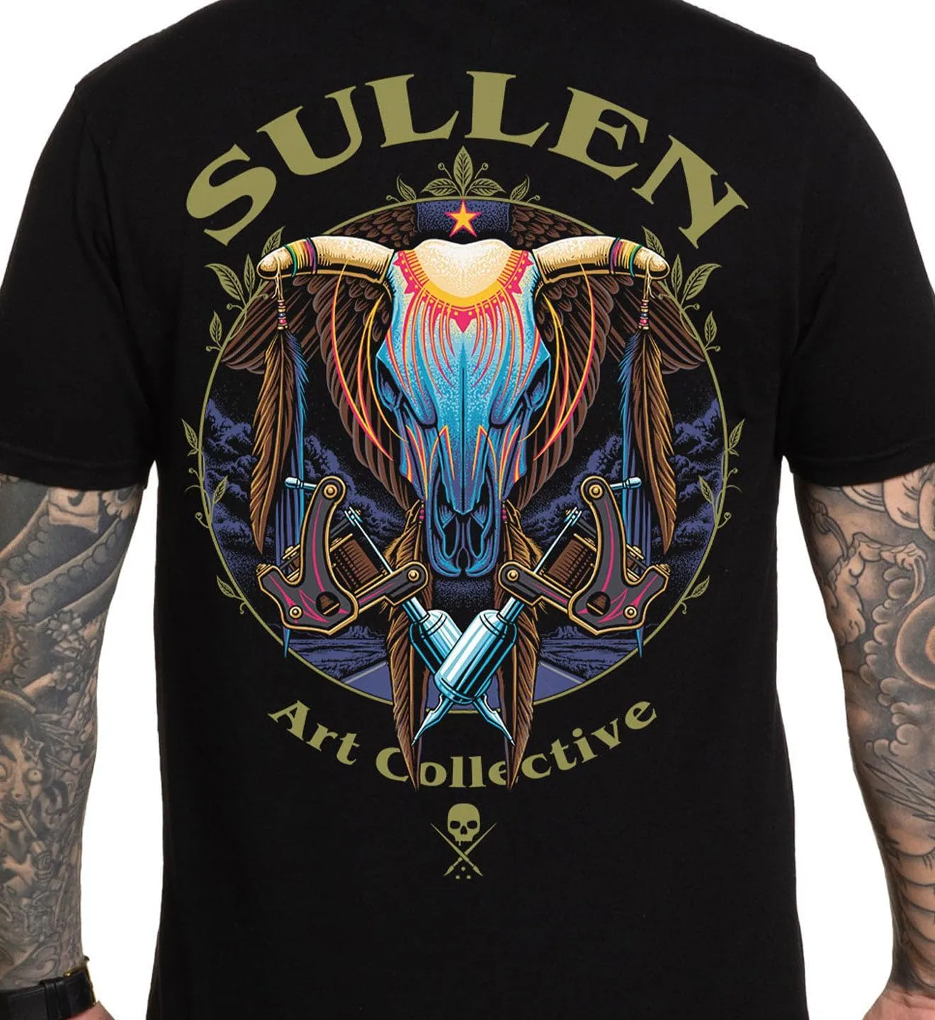 Sullen Men's War Paint Tattoo Lifestyle Graphic Wild West Capsule Premium Short Sleeve Tee
