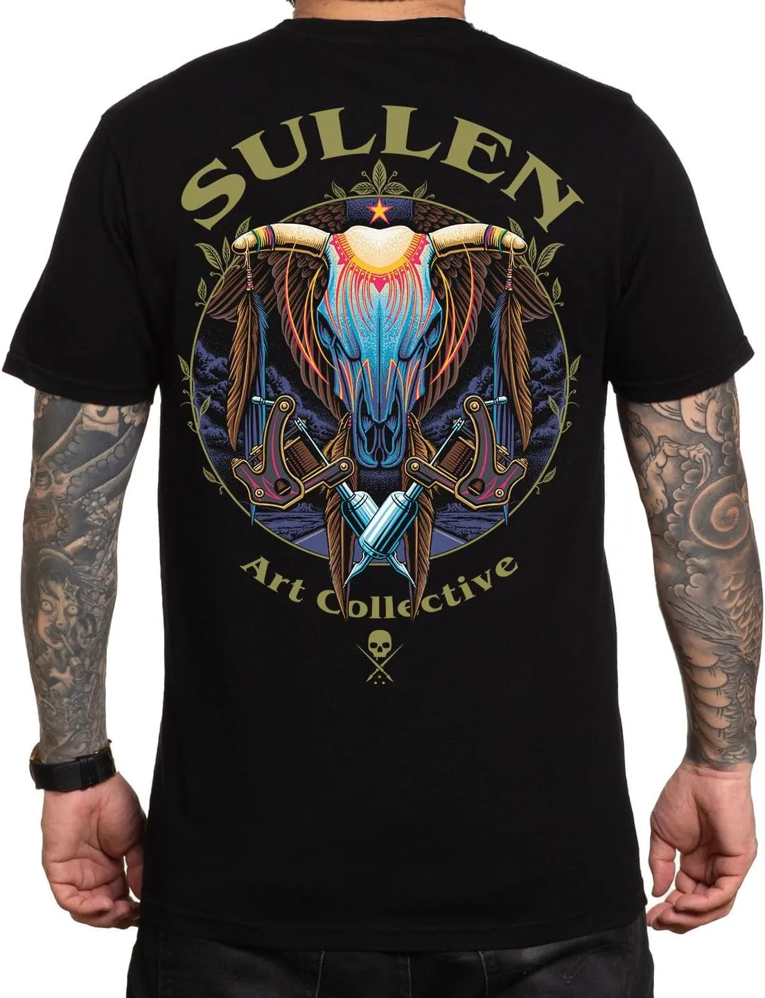 Sullen Men's War Paint Tattoo Lifestyle Graphic Wild West Capsule Premium Short Sleeve Tee