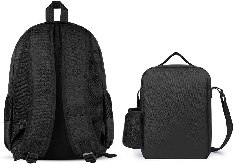 Supdreamc Shoulder Book Bags Sets, Backpack   Lunch Bag   Pencil Case for Travel Cycling, Bears Lovers Pattern Travel Hiking Bag & Day Pack for College Men and Women