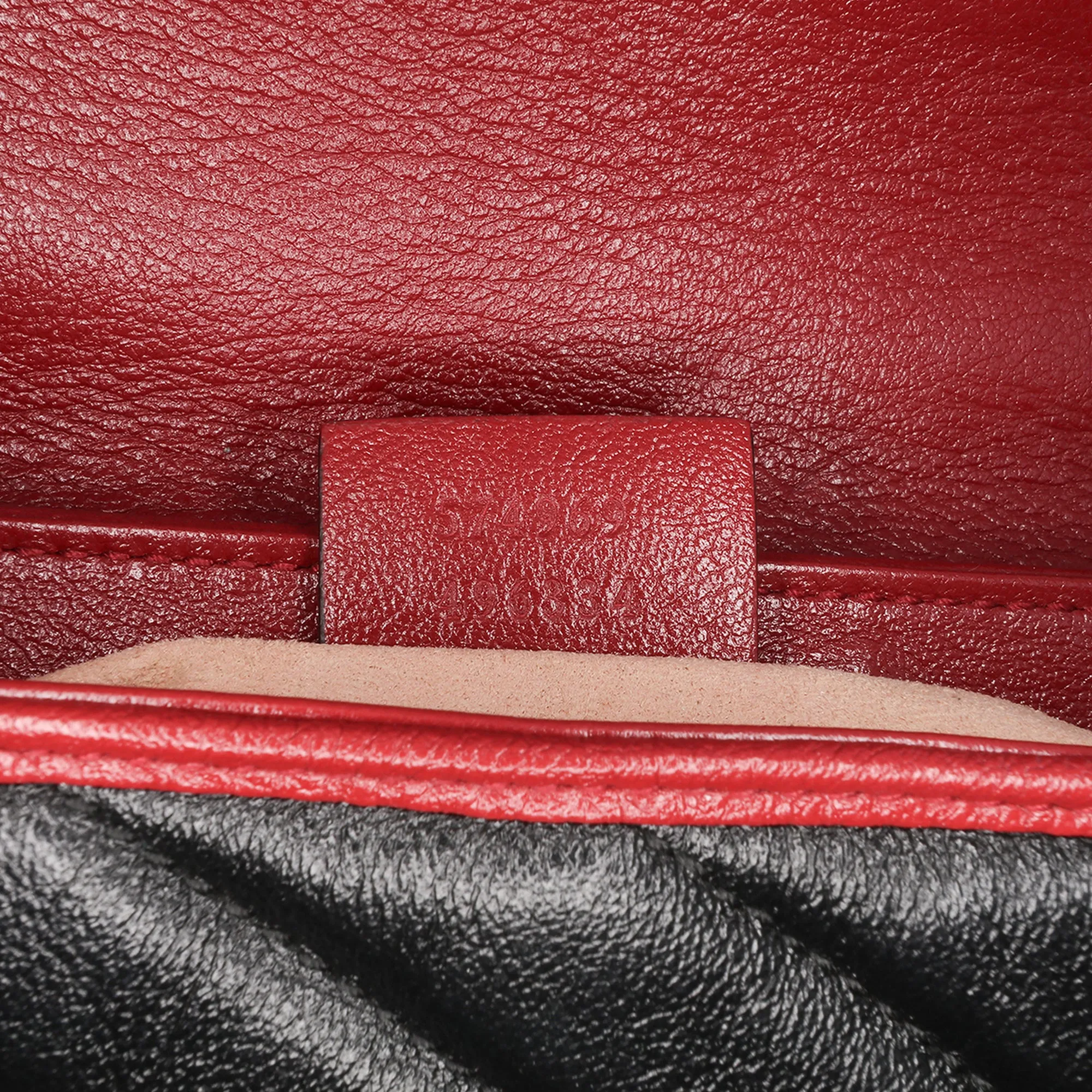Super Mini GG Marmont Matelasse Leather Torchon Flap Crossbody
