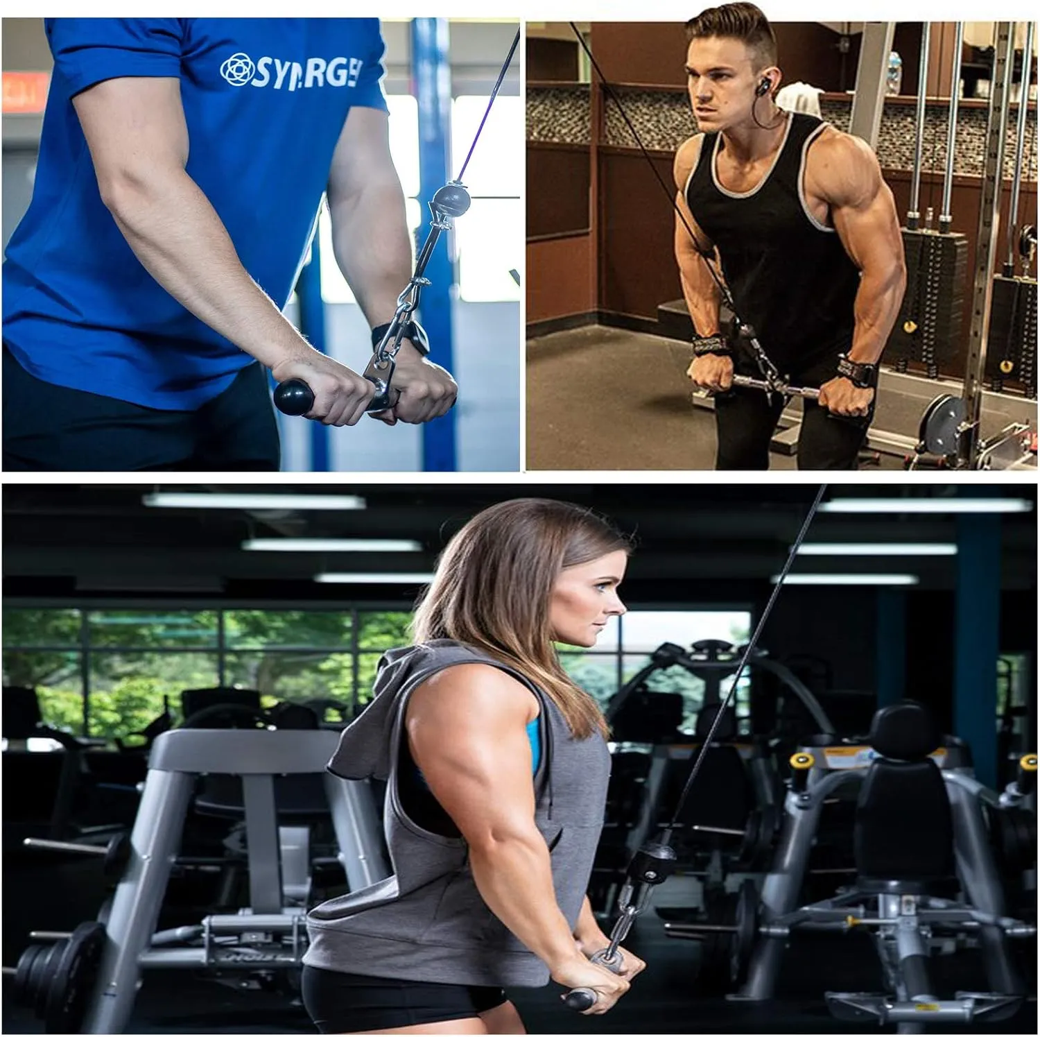 Taeku LAT Pulley System for Home Gym – Strength Training Fitness Equipment Cable Machine for Triceps, Biceps, Back & Shoulder Workouts