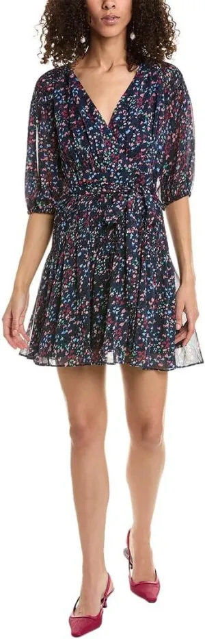Ted Baker Womens Teri Jon by Rickie Freeman Smock Mini Dress, 0, Blue