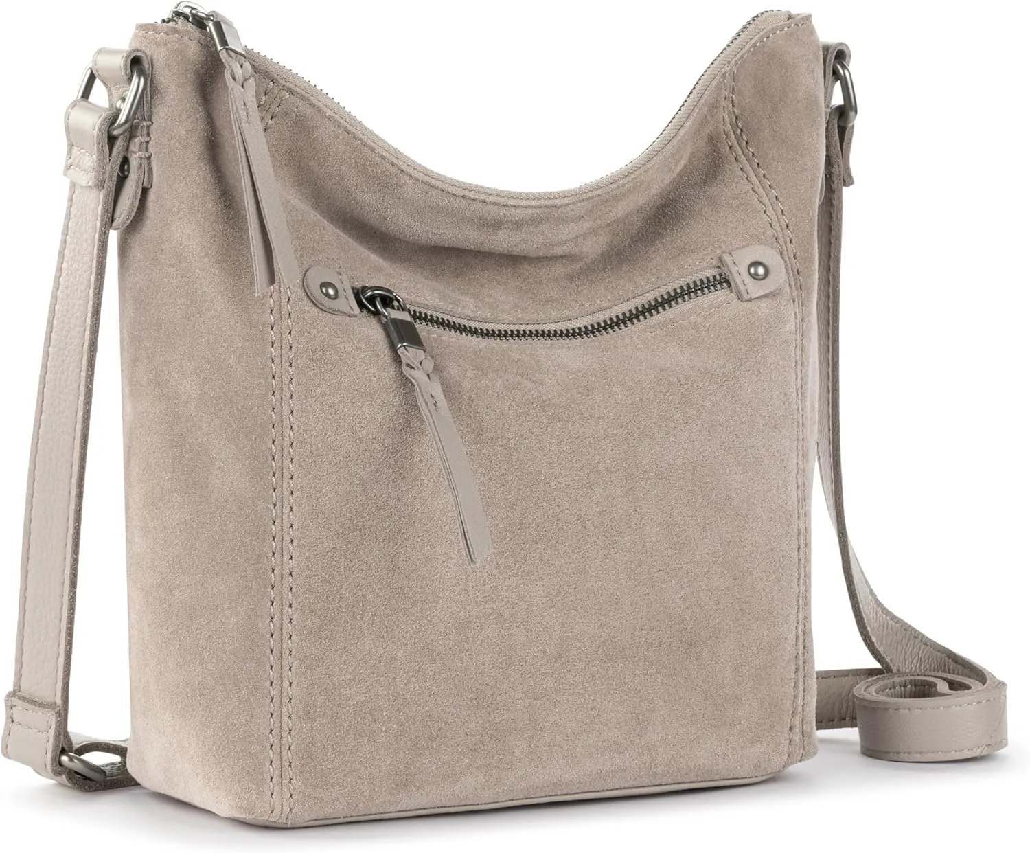 The Sak Ashland Crossbody Purse - Women's Leather Handbag For Everyday & Travel - Cross Body With Adjustable Shoulder Strap