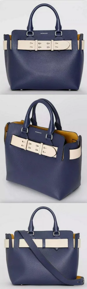 The Small Leather Belt Bag, Regency Blue