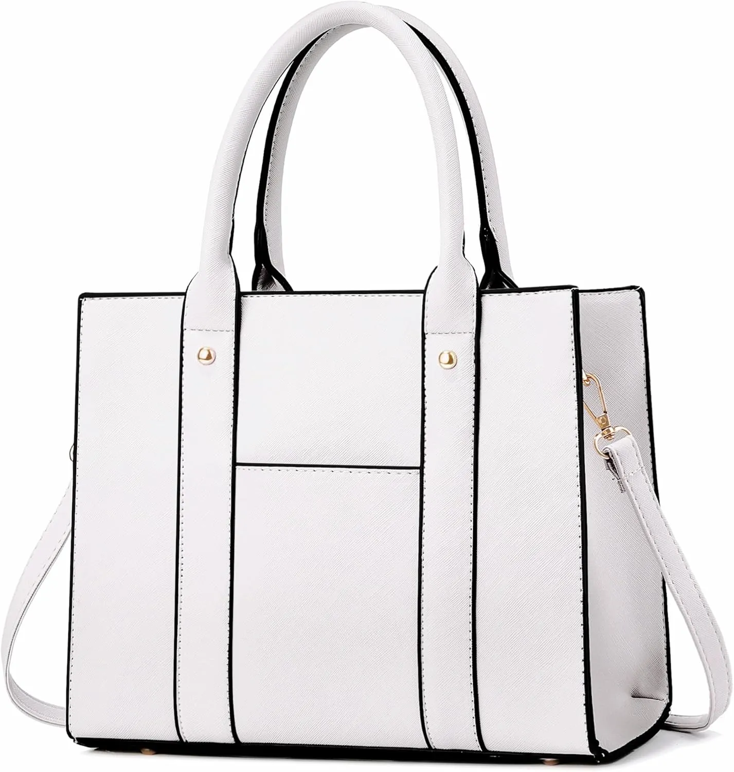 The Tote Bag Crossbody Purses for Women Shoulder Bag Handbags PU Leather Top Handle Bags with zipper