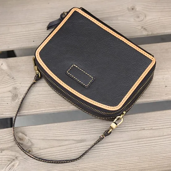 Timeless Dedicated assistance Crossbody Retro Lora Handmade Toast Bag Leather Genuine