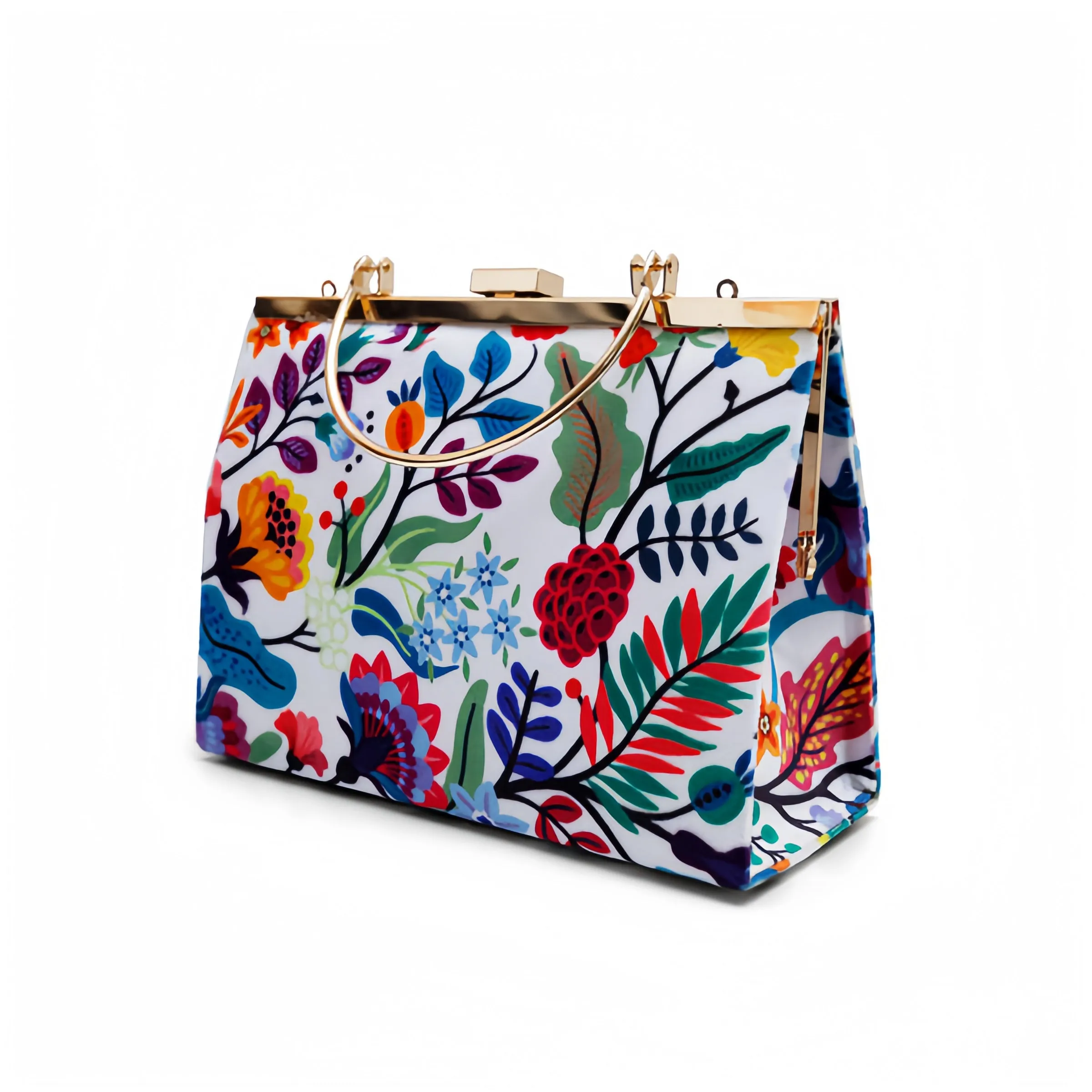 Titan Classic Ethnic velvet Style Top Handle Bag