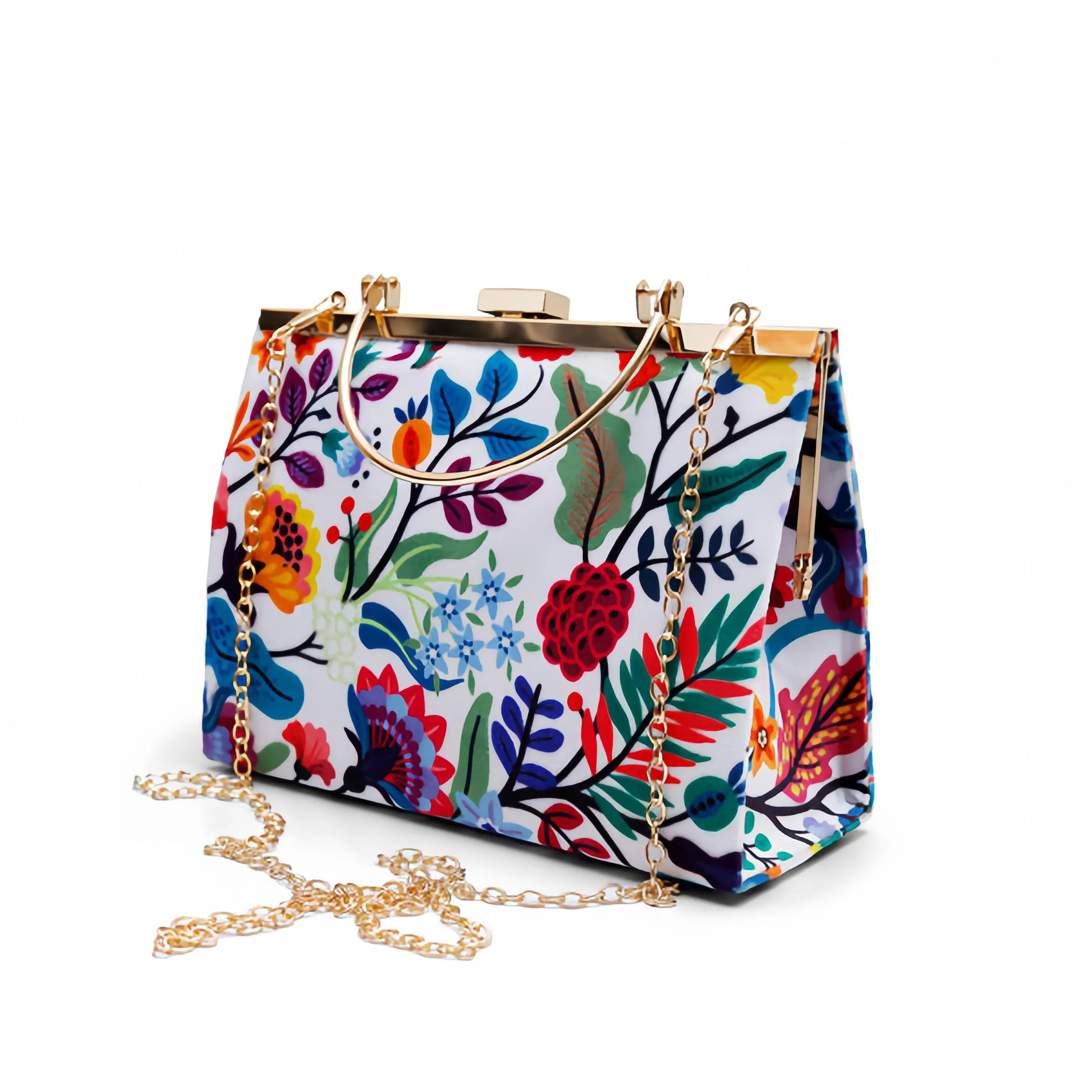 Titan Classic Ethnic velvet Style Top Handle Bag