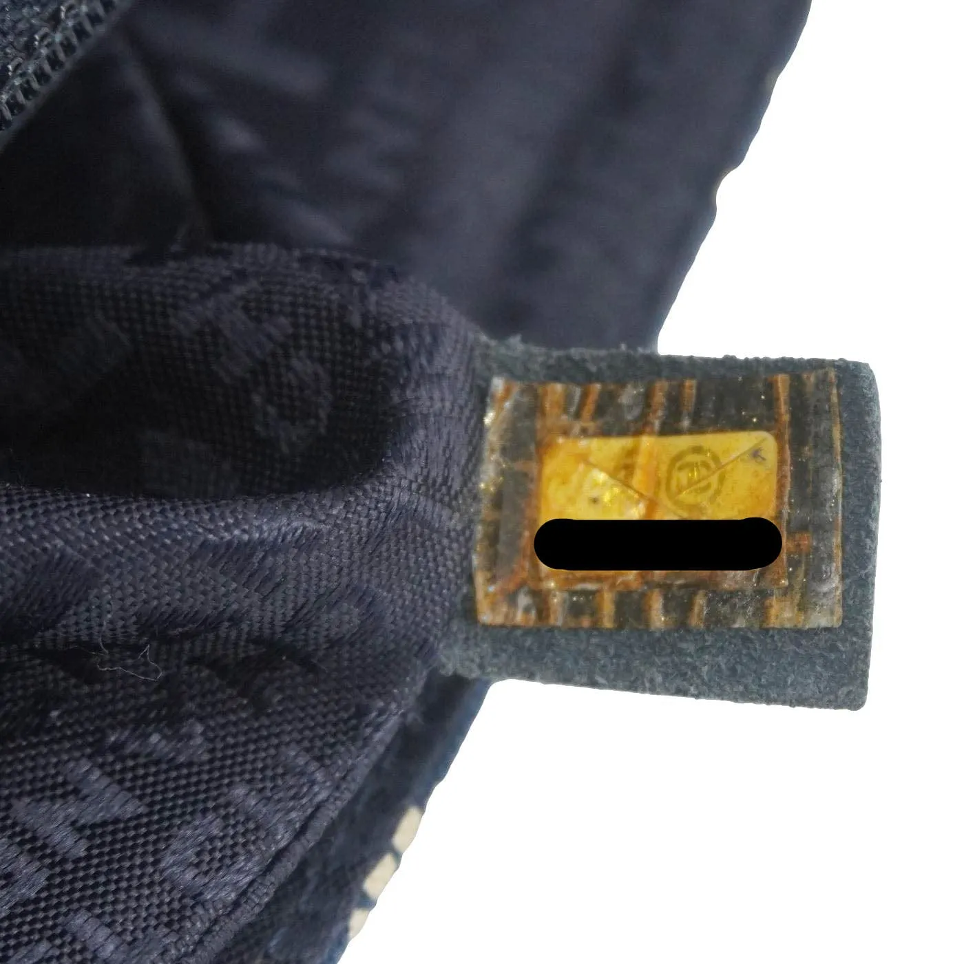 Top Quality Chanel Coco Mark No 5 Icon Canvas Chain Shoulder Bag Navy Blue