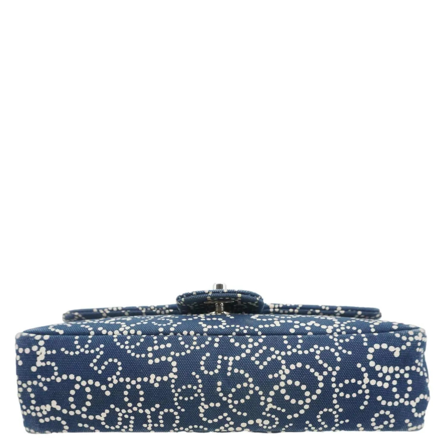 Top Quality Chanel Coco Mark No 5 Icon Canvas Chain Shoulder Bag Navy Blue