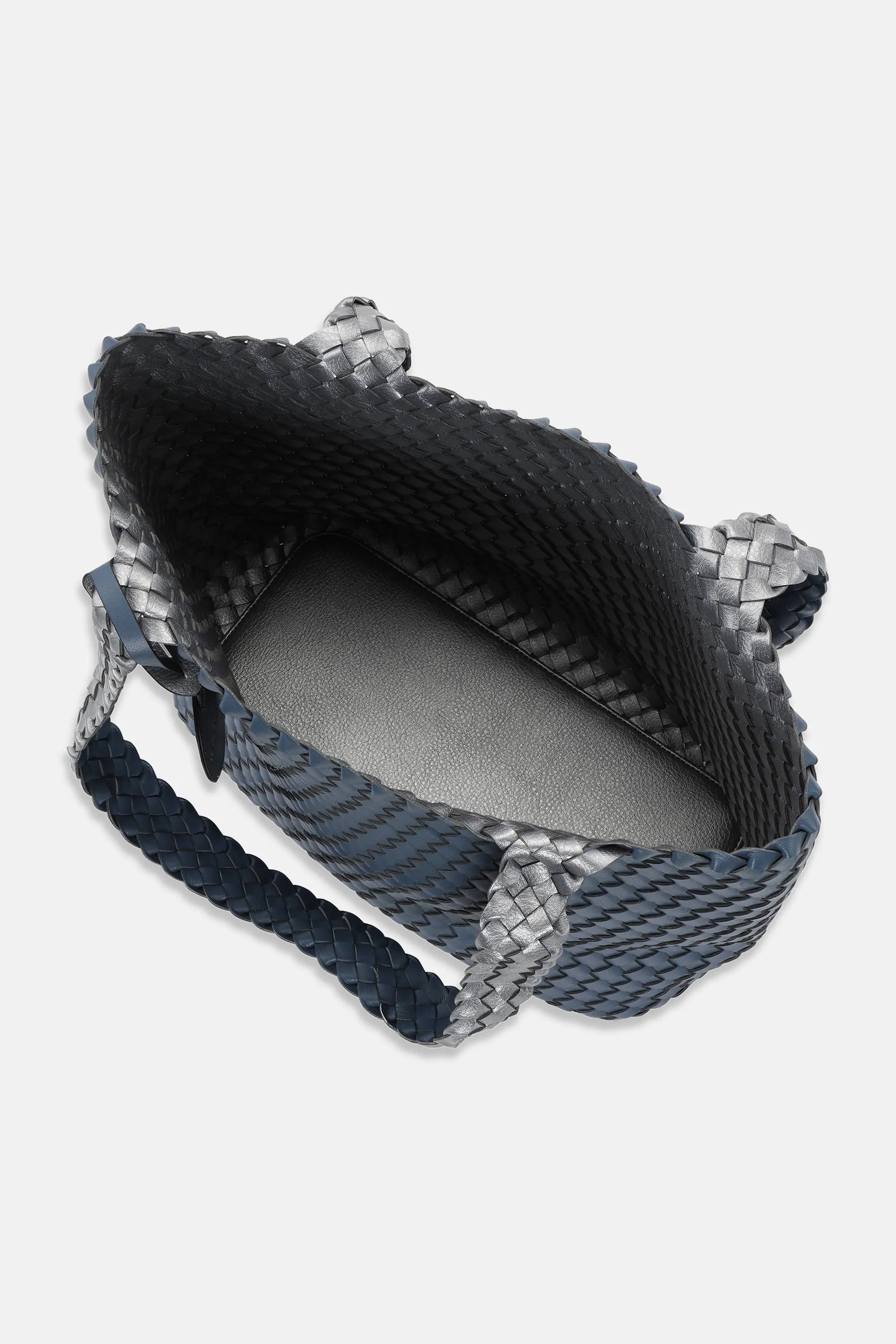 Tote Bag Flettet - Orion Blue Antique Silver
