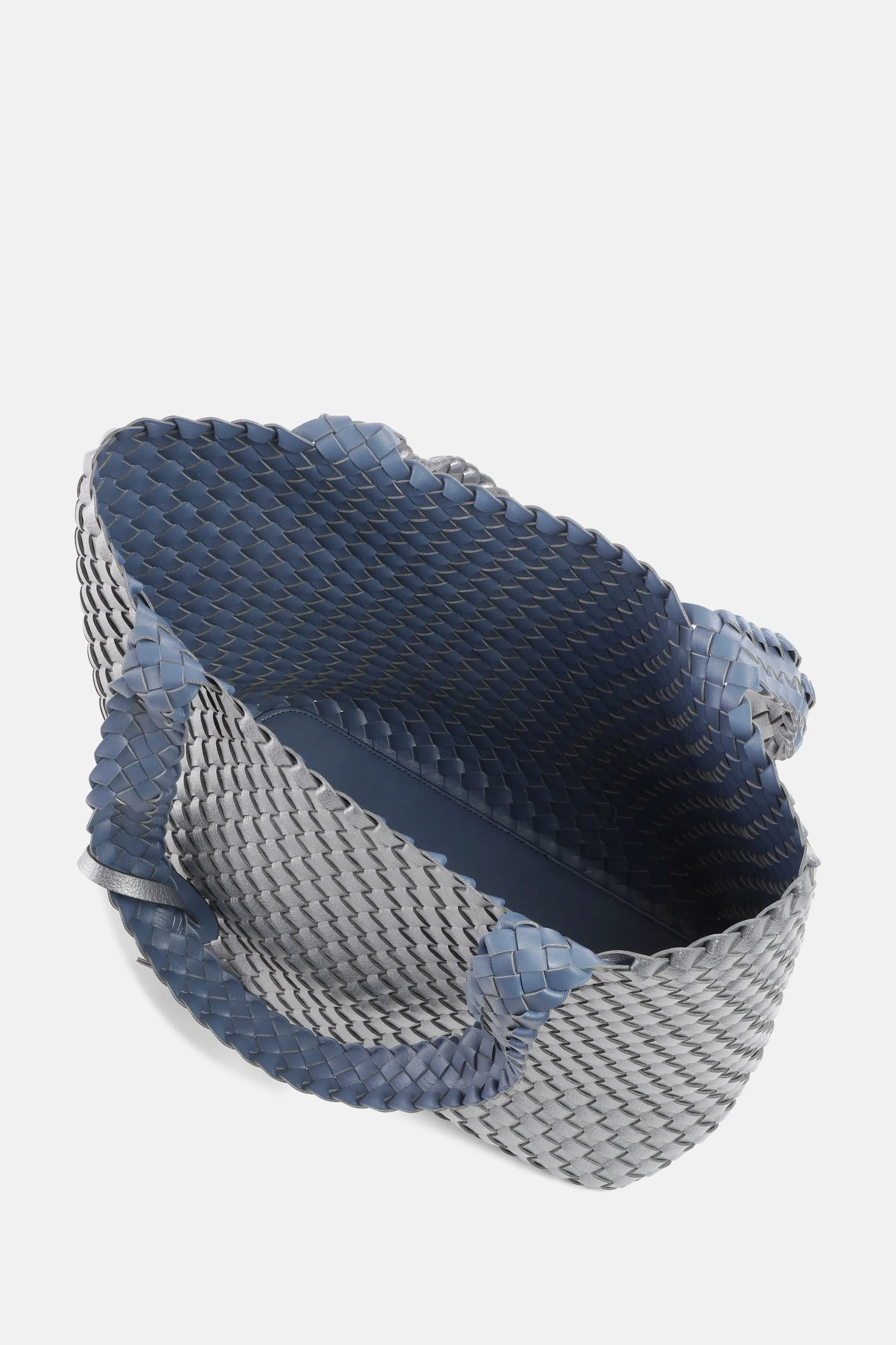 Tote Bag Geflochten - Orion Blue Antique Silver