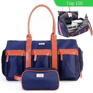 Travel Bags Waterproof Men's Leather Bags Hand Luggage Men Weekend Bag