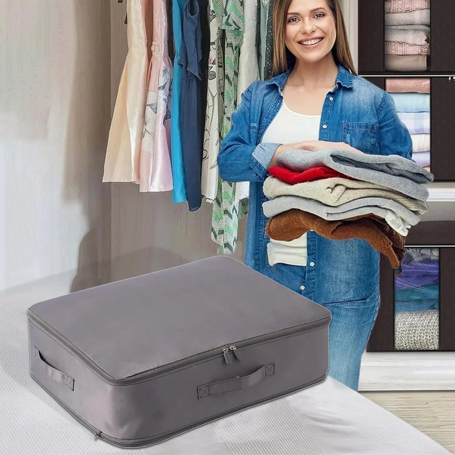 Travel Organizers - Suitcase Organizer, Packing Cube Set | Compression Zippered Cubes Bag Waterproof Luggage Storage Bags, Space Saving Containers Multipurpose Backpacking Suitcases for Travels