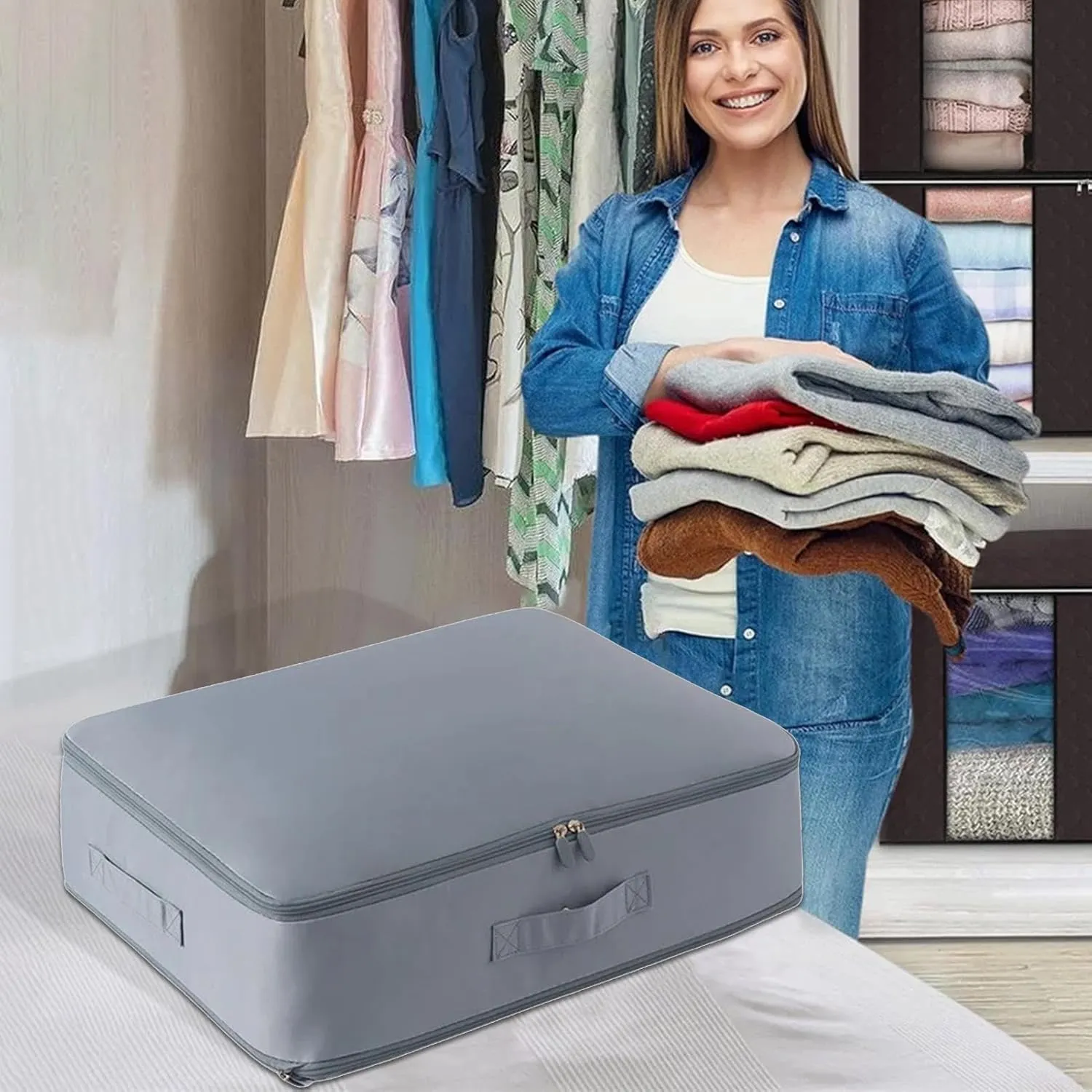 Travel Packing Bags - Clothing Organizer Cubes, Lightweight Packings Cube | Luggage Compartment Organizers Premium Suitcase Containers Bag Set, Luggage Suitcases Set for Travels Accessories in 4 Sizes