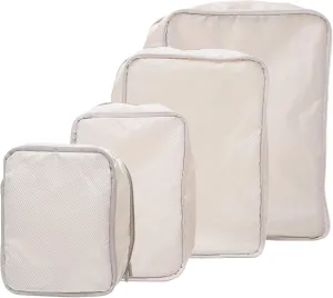 Travel Vacuum Bags 4 Pcs Compression Cubes Packing Cubes for Travel Extra Large Suitcase Organizer