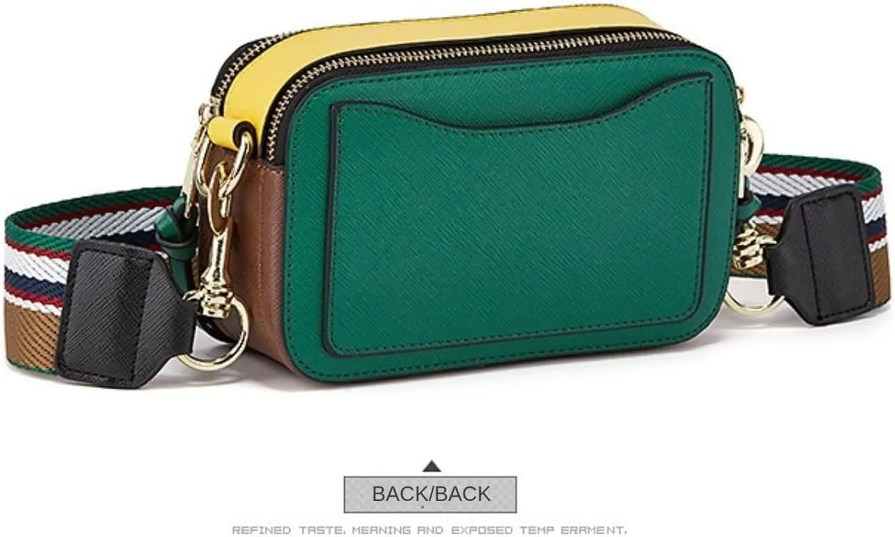 Trendy 2025 Snapshot Crossbody Bag for Women - Small Thick Strap Multi-Functional Clutch & Shoulder Bag Purse, Beige