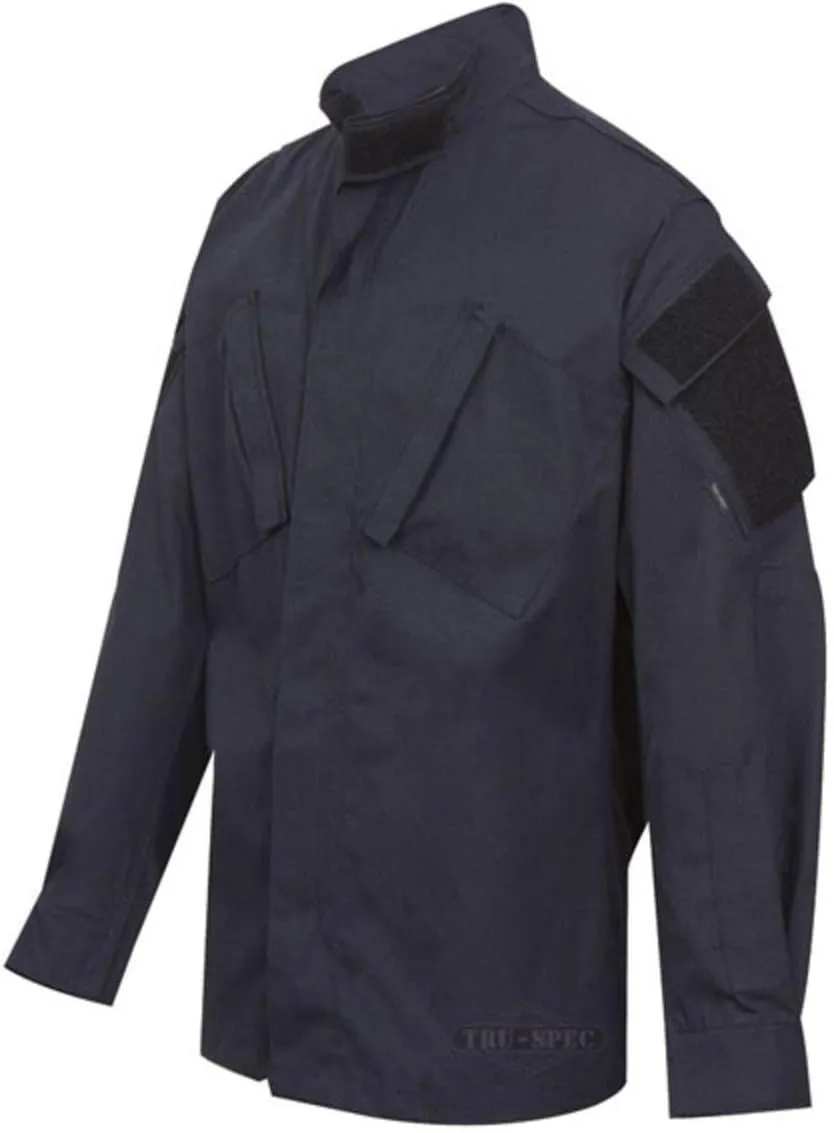 Tru-Spec 1282007 Tactical Response Uniform Shirt, Polyester Cotton Rip-Stop, XX-Large Regular, Navy