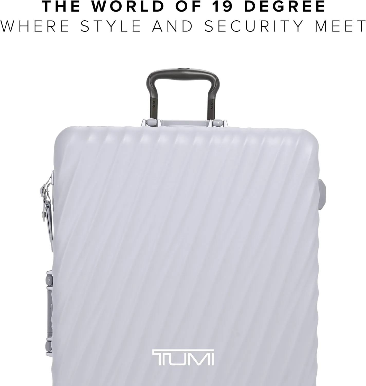 TUMI 19 Degree Frame Extended Trip 4 Wheel Packing Case - Lightweight Suitcase - Hard Shell Luggage - 30.0" X 20.5" X 11.0" - Pearl Grey Texture