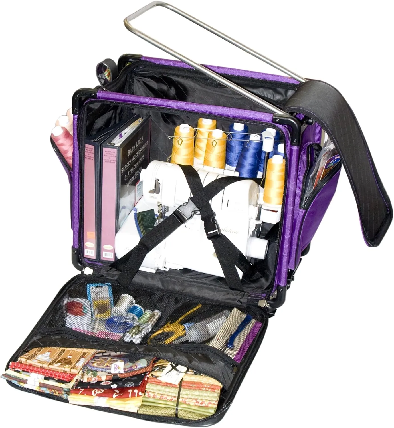 Tutto Serger Tote on Wheels (Purple, 20")