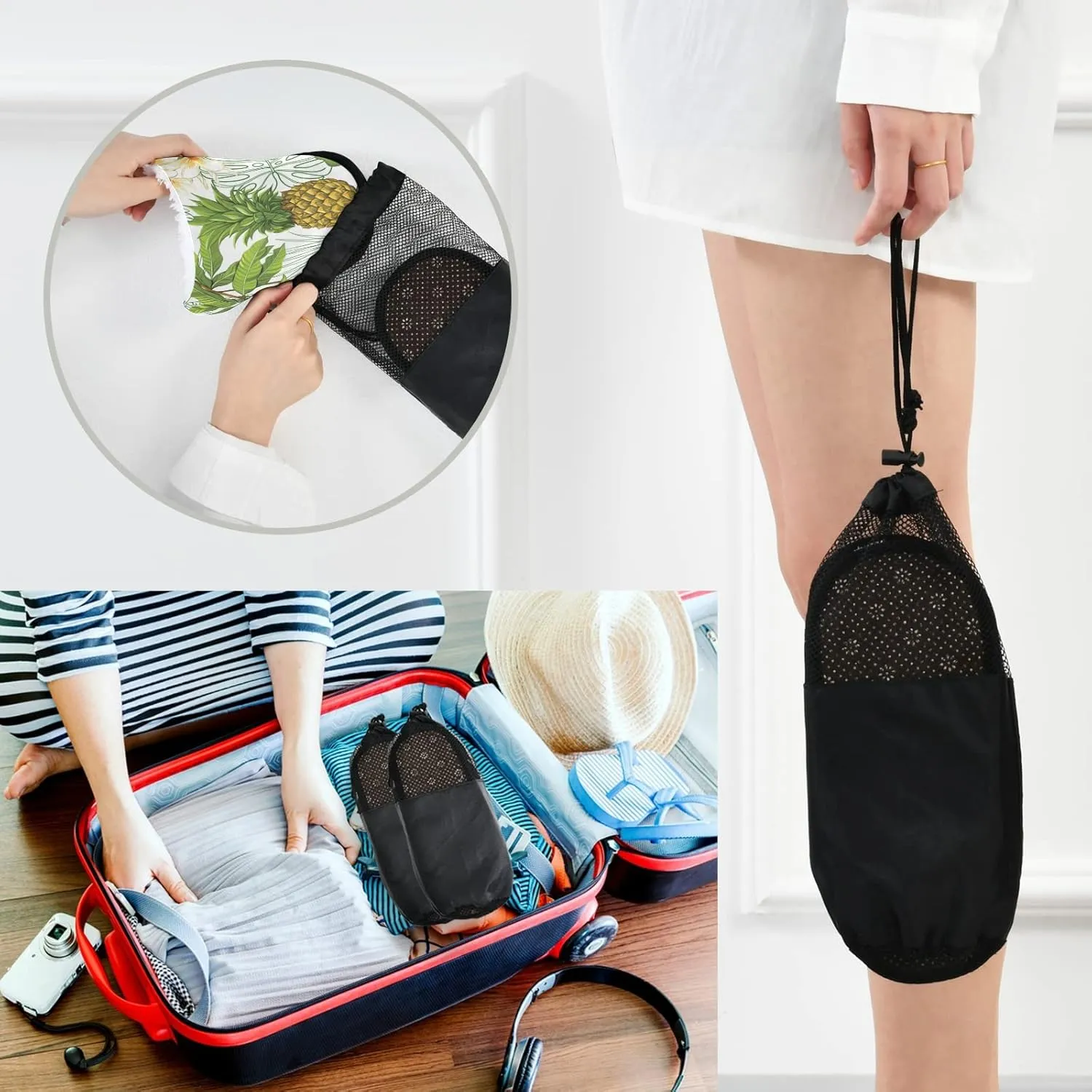 Unisex Slippers Fuzzy Feet Plush Cotton Slippers Anti-Slip Warm House Shoes M/L