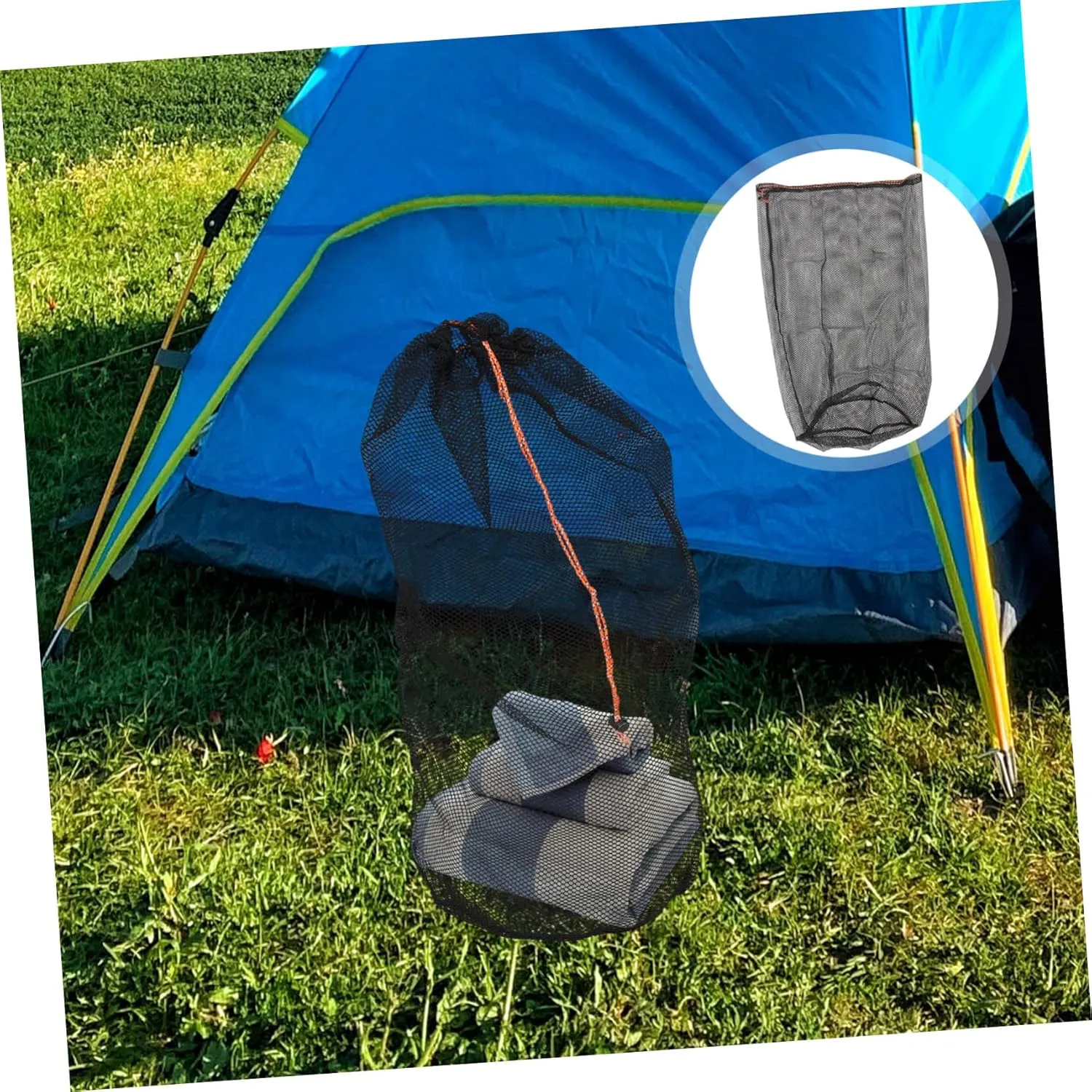 UPKOCH Outdoor Camping Storage Bag Portable Draw Hiking Travel Accessories Compression Bags for Travel