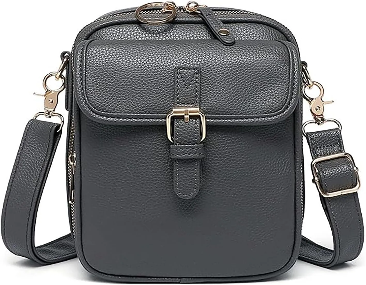 Urvashi Crossbody Anti Theft Leather Bag, Tojoyride Crossbody Leather Bag, Multi-Slot Multifunctional Large Capacity Bags