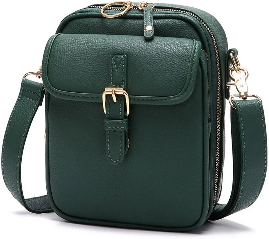 Urvashi Crossbody Leather Bag, Collaboraten1 Crossbody Leather Bag Anti Theft Small Crossbody Sling Bags for Women
