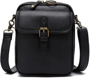 Urvashi Crossbody Leather Bag, Collaboraten1 Crossbody Leather Bag Anti Theft Small Crossbody Sling Bags for Women