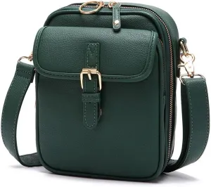 Urvashi Crossbody Leather Bag, Collaboraten1 Crossbody Leather Bag Anti Theft Small Crossbody Sling Bags for Women