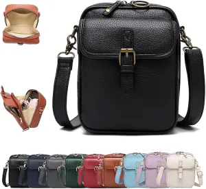 Urvashi Crossbody Leather Bag,Urvashi Crossbody Bag,Urvashivintage Double Layer Large Capacity Mini Cross Body Bags