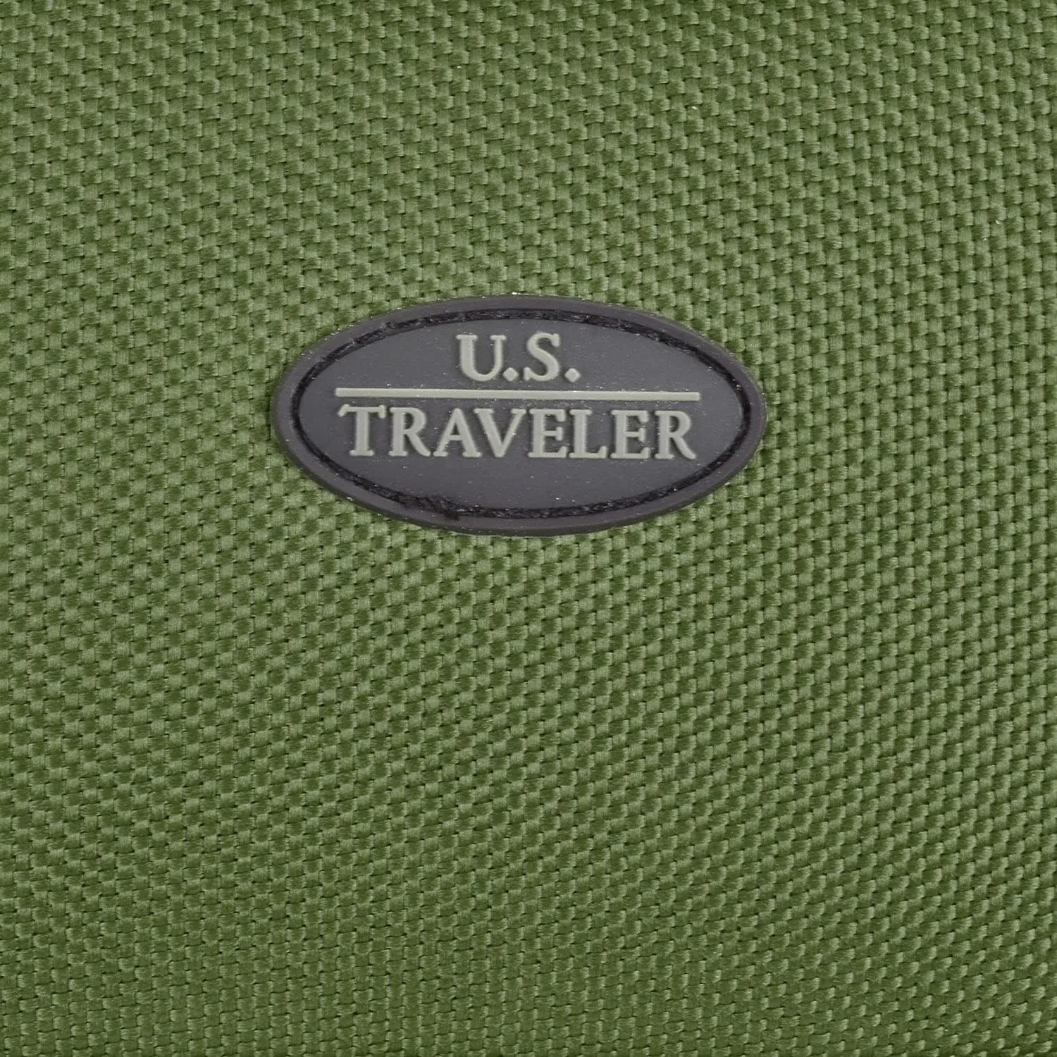 U.S. Traveler Lightweight Rolling 20" Carry On Luggage Softside Suitcase, Green, 2 Wheel-1 Piece