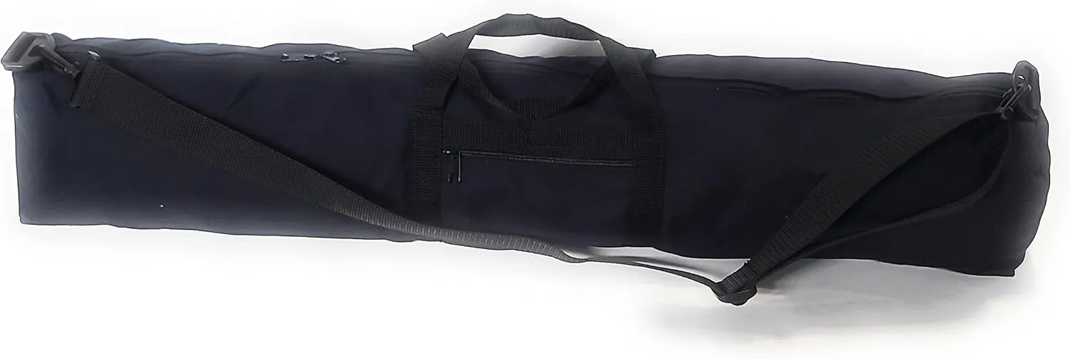 Utility or Tripod Carrying Case With External Zipper Pocket, Holds Ham Radio Antenna, Tent poles Or Pool Cue Storage Bag, 32 Inch x 5 Inch Made In USA.