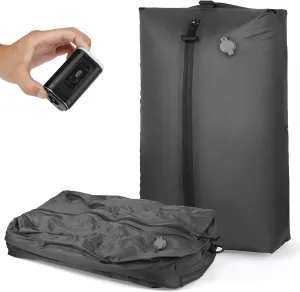 Vacuum Bags for Travel with Wireless Vacuum Pump, IP67 Reusable Compression Bags for Suitcases and Luggage (1PC Pump)