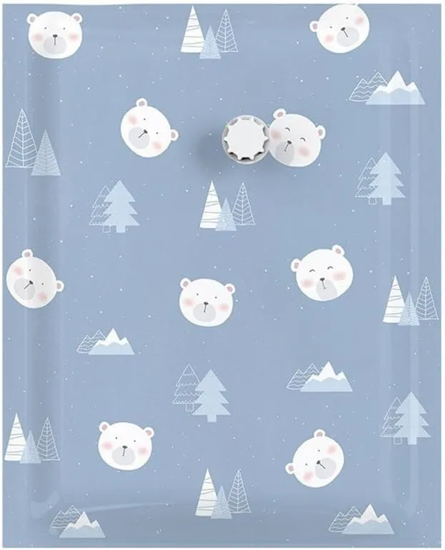Vacuum Storage Bag Pumping Cotton Quilt Compression Bag Packing Finishing Vacuum Bag Thickening Clothes Storage Bag(Bear,50 X 70cm)