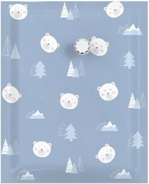 Vacuum Storage Bag Pumping Cotton Quilt Compression Bag Packing Finishing Vacuum Bag Thickening Clothes Storage Bag(Bear,50 X 70cm)