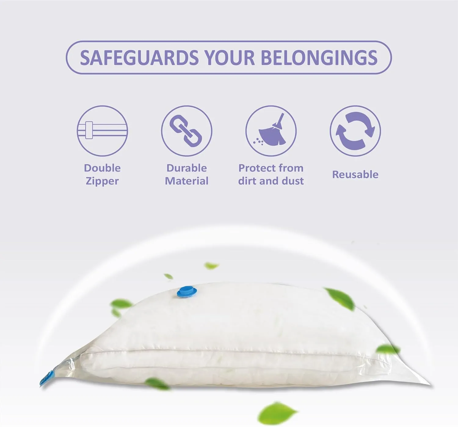 Vacuum Storage Bags with Electric Pump, 22 Combo (3Large/3Jumbo/8Medium/8Small) Space Saver Bags Vacuum Seal Bags with Pump, Space Bags, Comforters, Blankets, Beddings