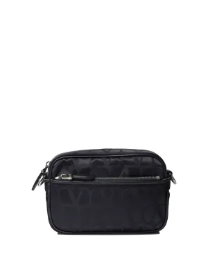 Valentino Crossbody Bag In Toile Iconographe Technical Fabric