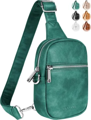 Vantamo Small Crossbody Bags for Women, Sling Bag with RFID & Anti-Pickpocket Clip, Adjustable Strap Cross Body Fanny Packs