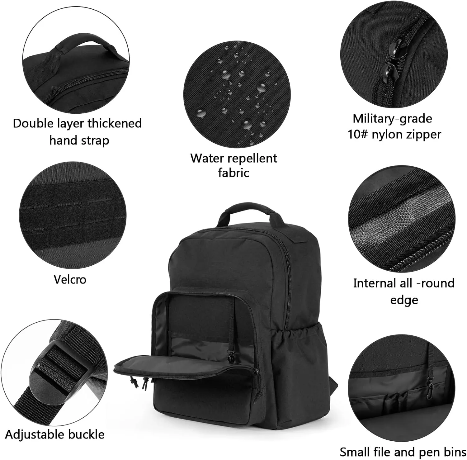 VEAGIA Tactical Travel Laptop Backpack For Men Large Heavy Duty Work Backpack Airline Approved Hiking Waterproof Backpack