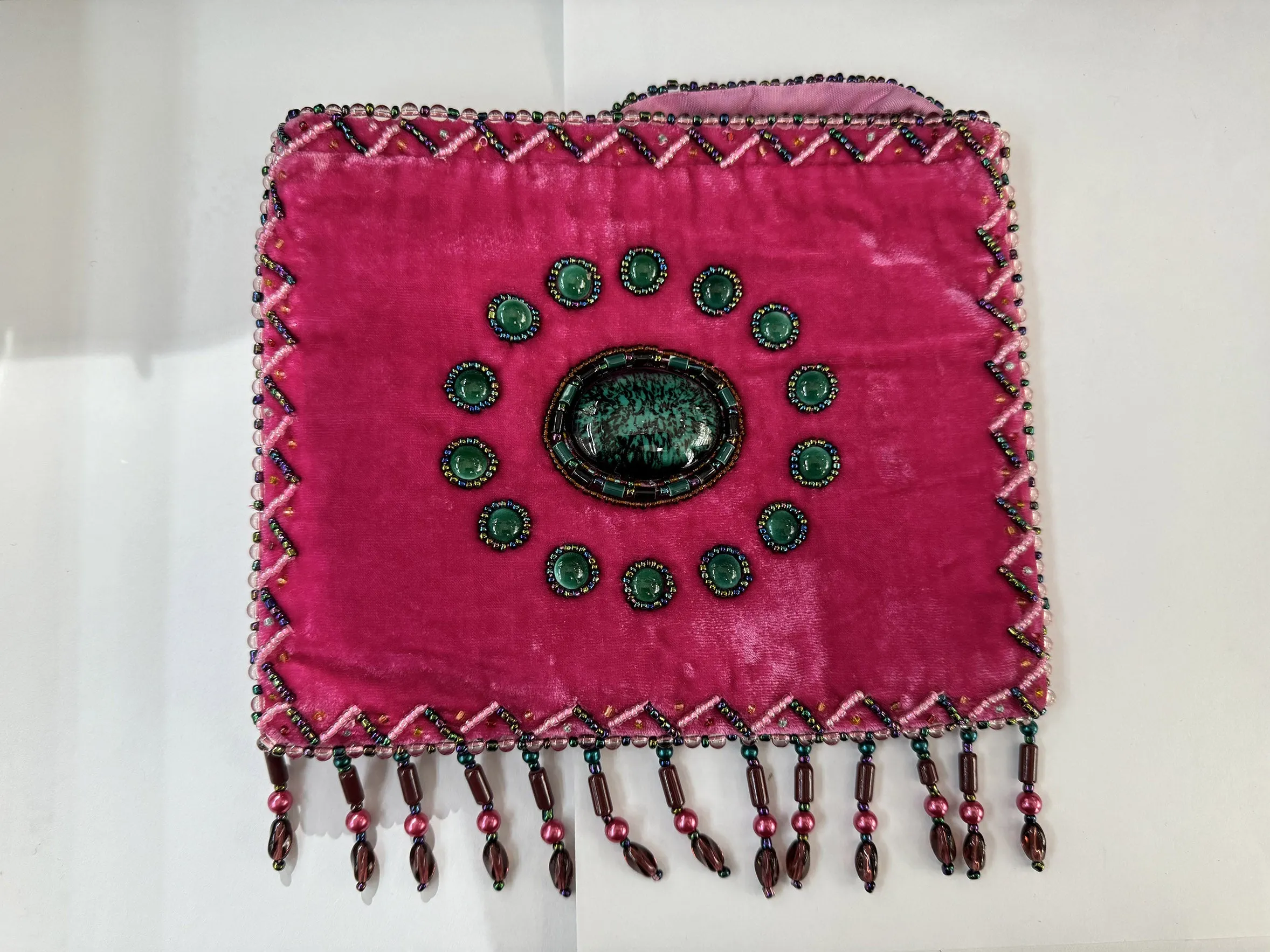 Velvet CrossBody Bag AB338-Stone