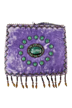 Velvet CrossBody Bag AB338-Stone