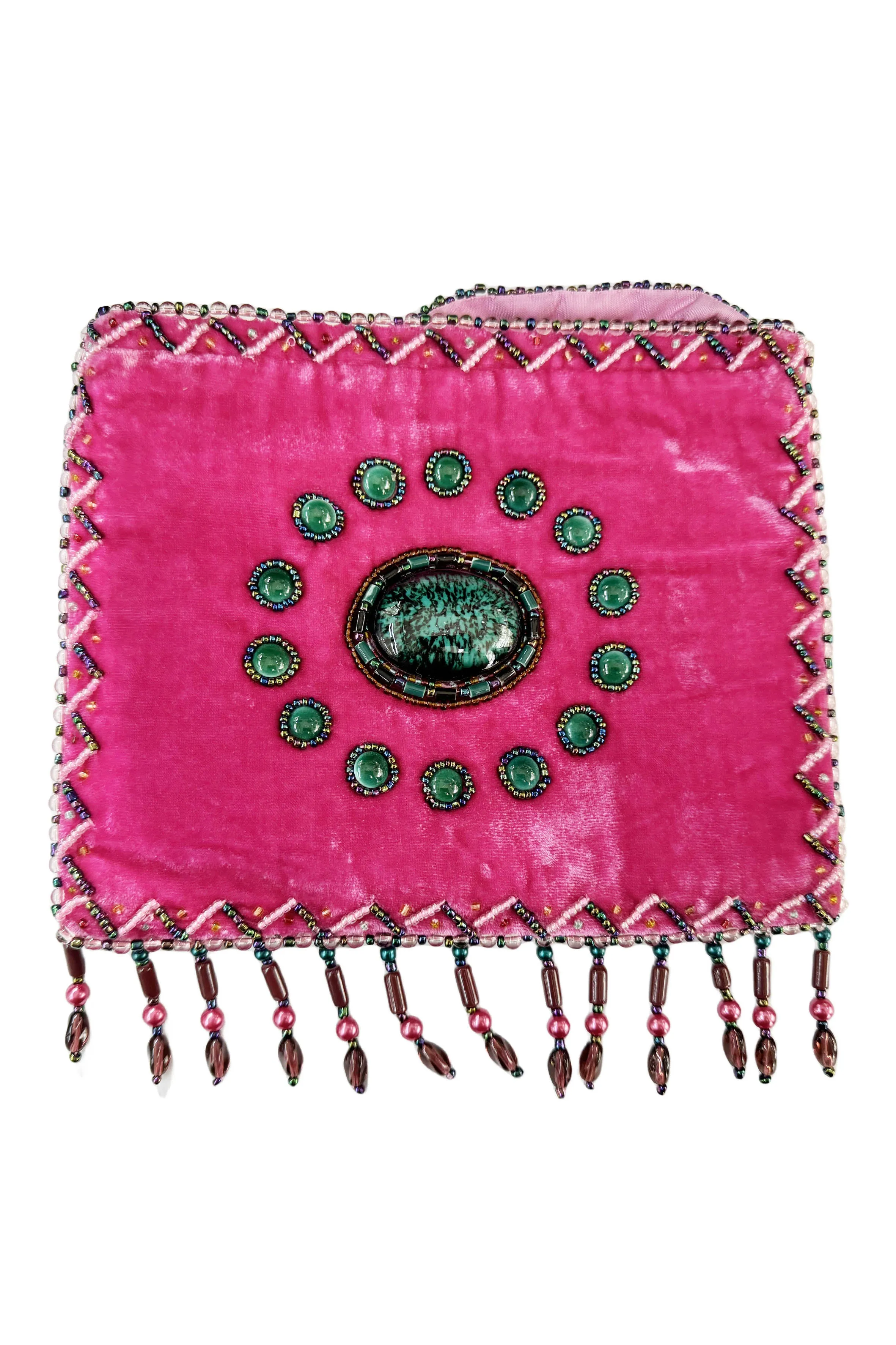 Velvet CrossBody Bag AB338-Stone