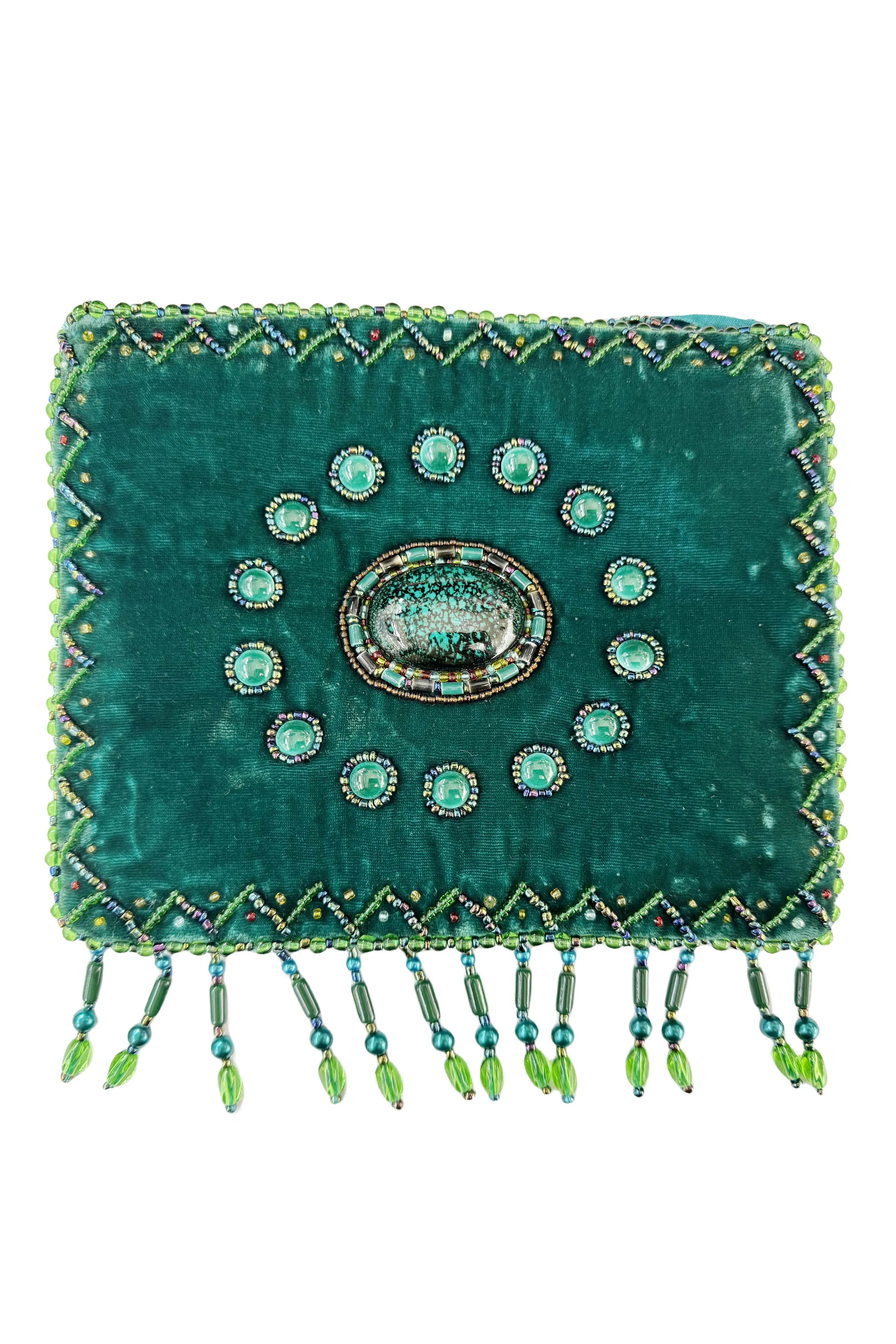 Velvet CrossBody Bag AB338-Stone