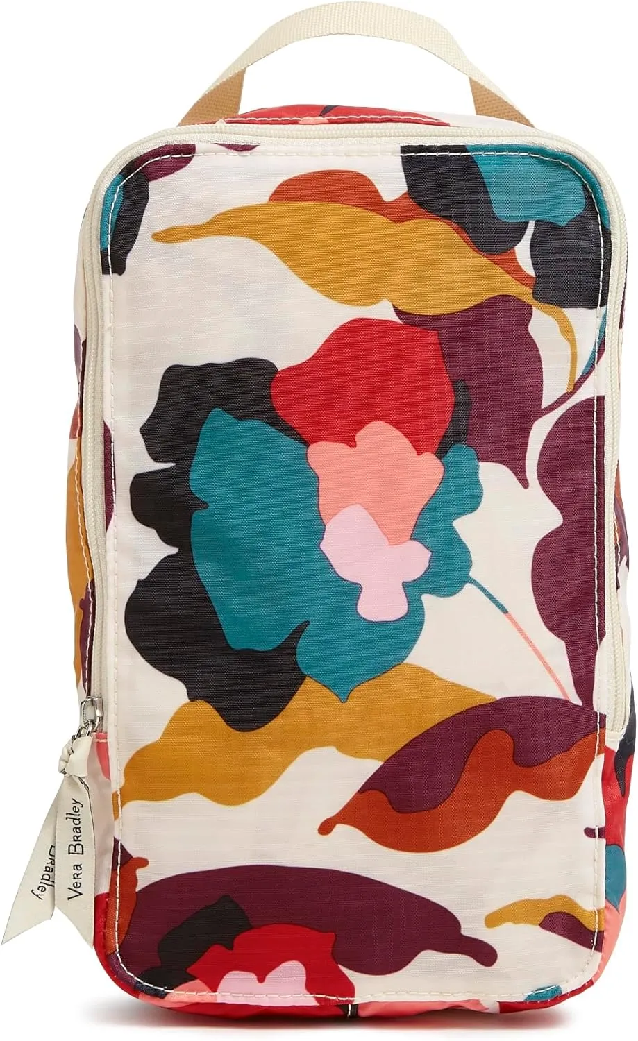Vera Bradley Compression Packing Cube 3-Piece Set, Immersed Blooms Jewel